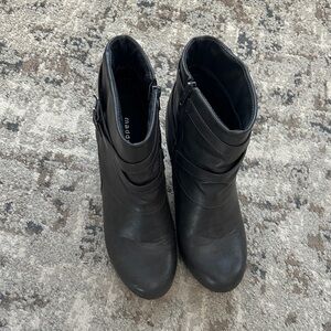 Madden Girl Black Ankle Booties